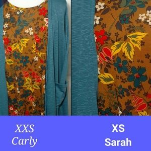 XXS Carly with XS Sarah